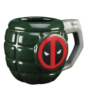 Deadpool Green Grenade Ceramic Mug