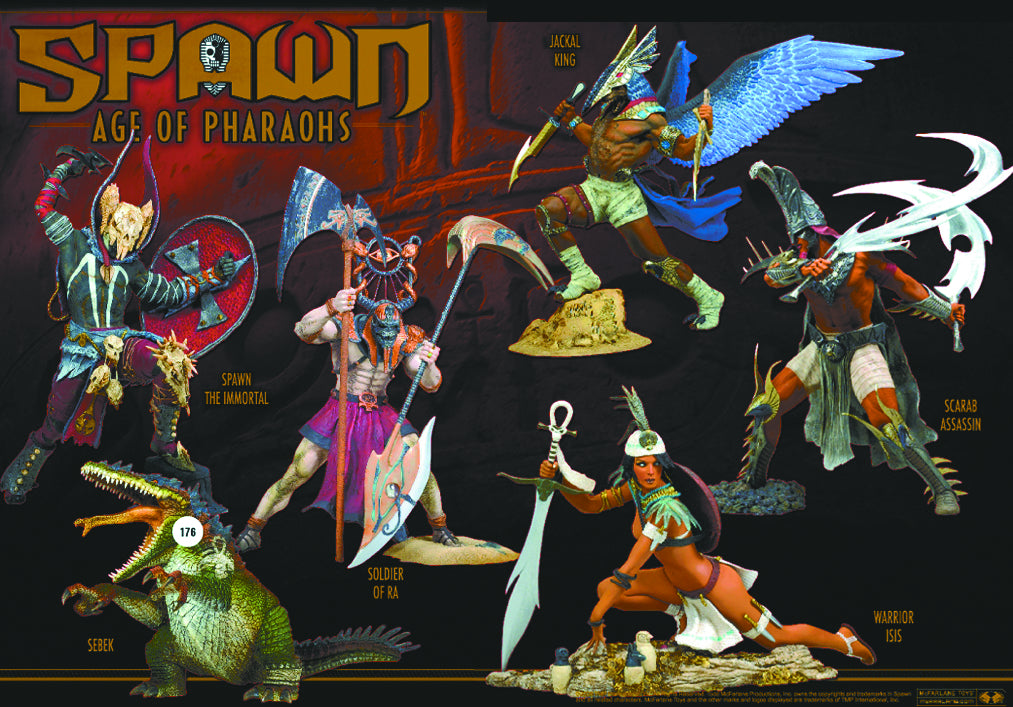 Spawn Serie 33 – Action Figure Jackal King (Re Sciacallo) – 17 Cm, Age Of Pharaohs - 3