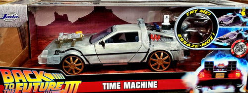 Back To The Future Part III Time Machine Rail Wheels Die-Cast Vehicle