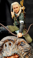 Legolas Vs Cave Troll Lord of the Rings BDS 1/10 Statue