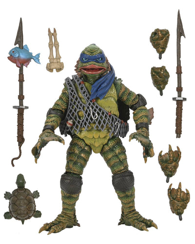 TMNT Universal Monsters Leonardo As The Creature 7 Inch Figure