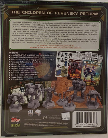 Battletech Clan Invasion Box Set