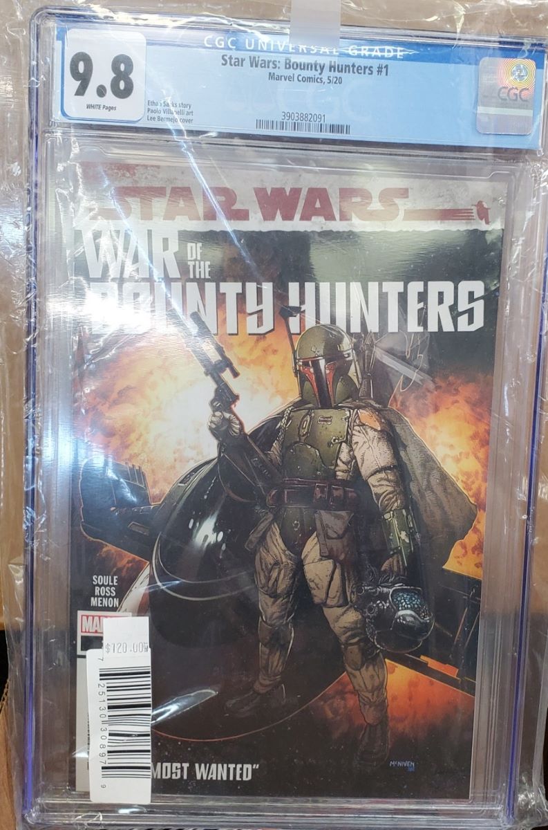 Star Wars War of Bounty Hunters #1 CGC Graded 9.8