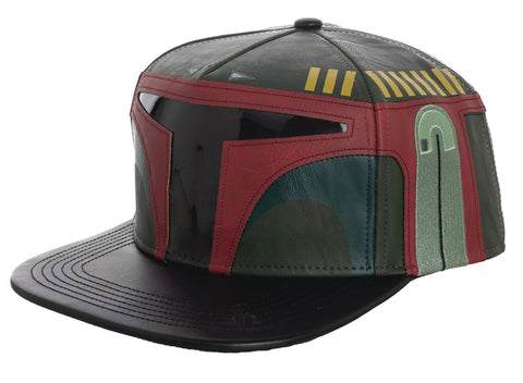 Star Wars Boba Fett Snapback Weatherproof Pleather embroidered design with 3-bit sound chip