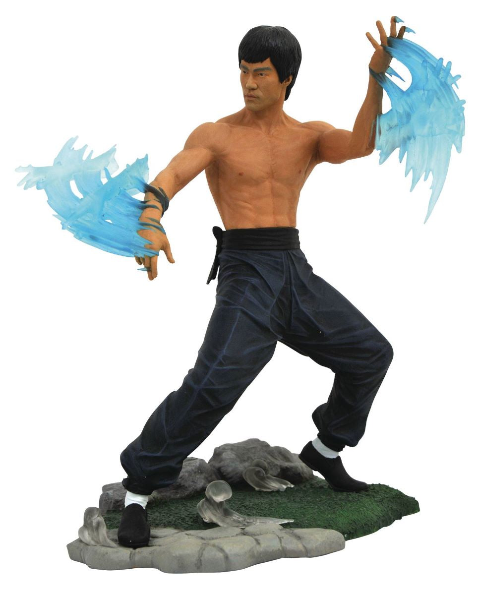 bruce lee water pvc figure