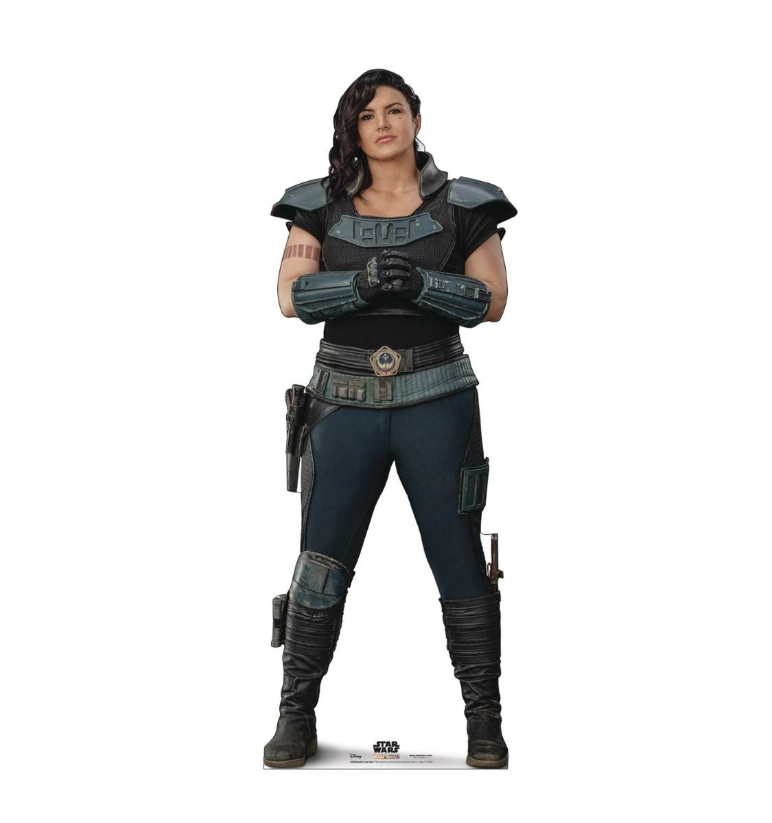Cara Dune Star Wars The Mandalorian Marshall Life-Size Cardboard Standee 69 Inch Tall by 25 Inch Wide