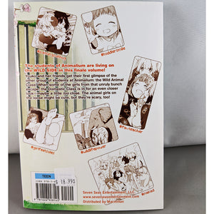 Back cover of DNA Doesn't Tell Us Volume 2. Manga by Mintarou