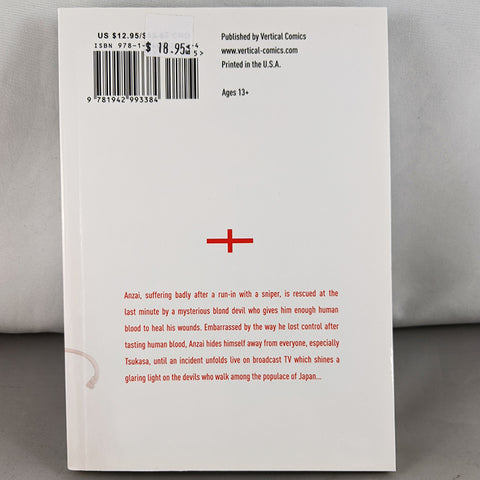Back cover of Devils Line Volume 2. Manga by Manga By Ryo Hanada