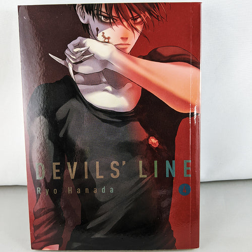 Front cover of Devils Line Volume 4. Manga by Manga By Ryo Hanada