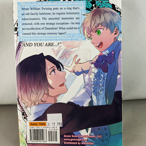 Back cover of Devils and Realist Volume 5 Manga By Yuki Amemiya and Yukino Ichihara