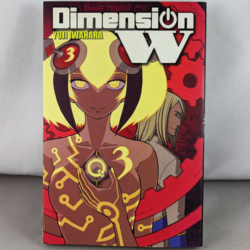 Front cover of Dimension W Volume 3. Manga By Yuji Iwahara