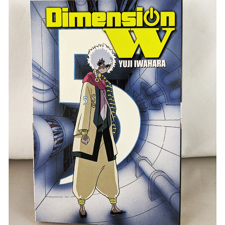 Front cover of Dimension W Volume 5. Manga by Yuji Iwahara