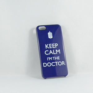 Doctor Who Keep Calm iPhone 5 Plastic Hard Case