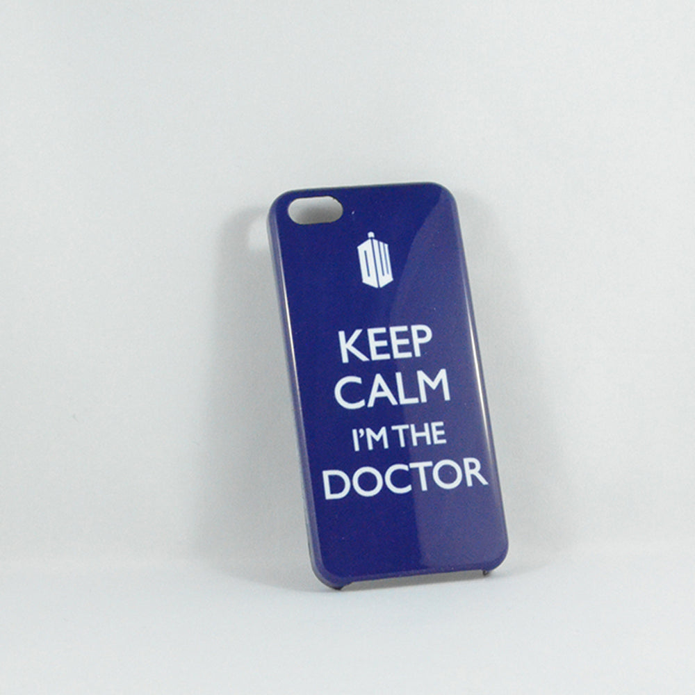 Doctor Who Keep Calm iPhone 5 Plastic Hard Case