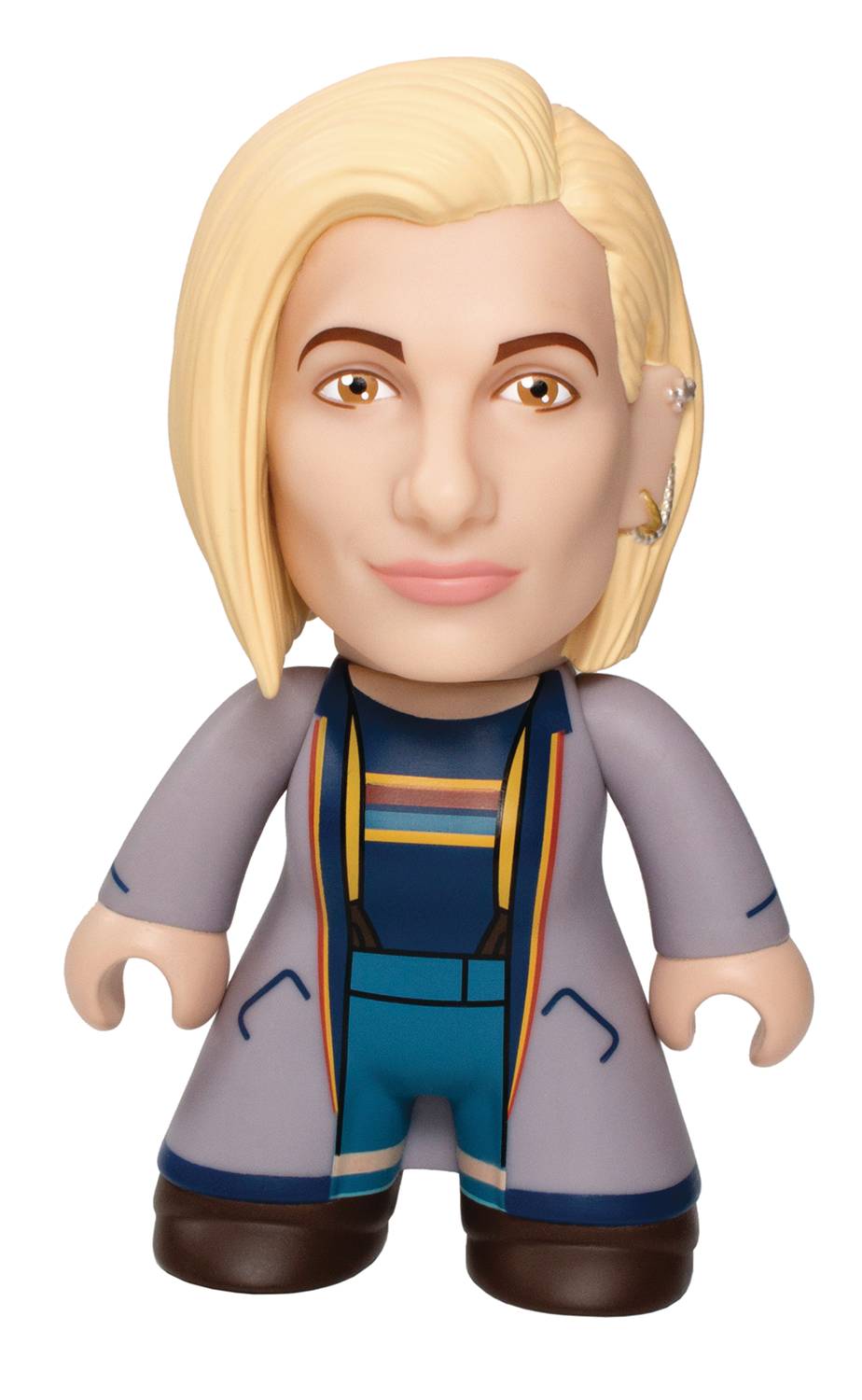 doctor who 13th doctor blue coat pvc figure