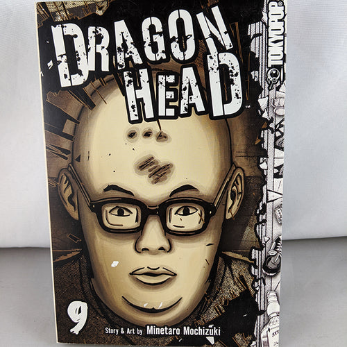 Front cover of Dragon Head Volume 9. Manga by minetaro Mochizuki
