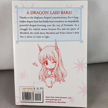 Back cover of Dragonar Academy Volume 7. manga by Ran and Shiki Mizuchi