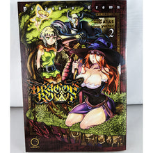 Front cover of Dragon's Crown Volume 2. Manga by ATLUS and Yuztan