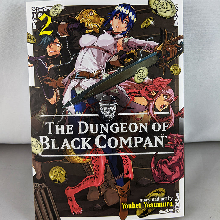 Front cover of Dungeon of Black Company Vol. 2. Manga by Youhei Yasamura