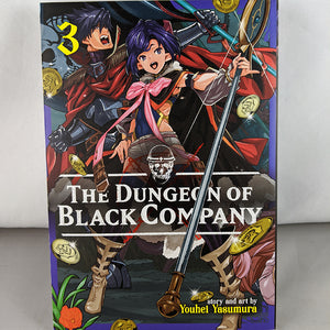 Front cover of Dungeon of Black Company Vol. 3. Manga by Youhei Yasamura