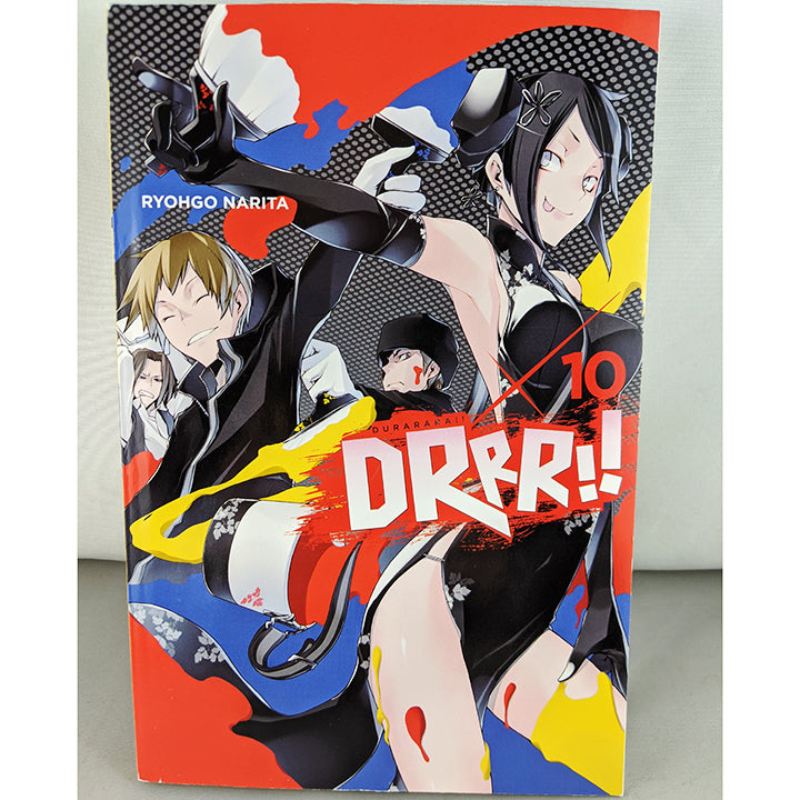 Front Cover of Durarara!! Volume 10. Manga by Ryohgo Narita