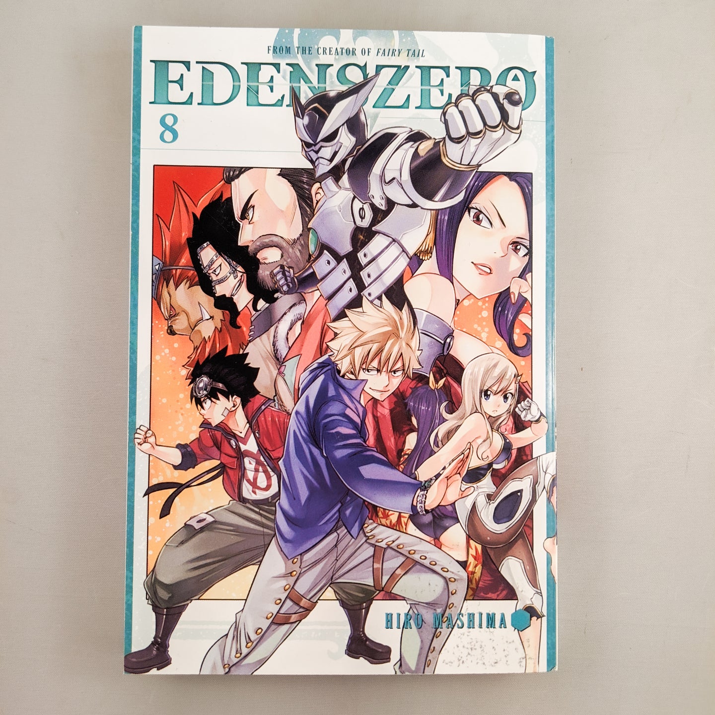 Edens Zero Manga by Hiro Mashima Volume 8.