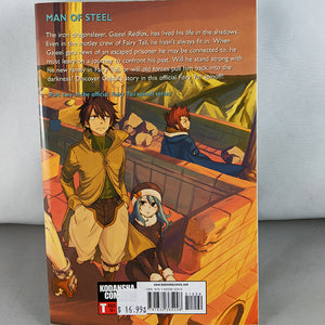 Back cover of Fairy Tail: Rhodonite Volume 2. By Kyouta Shibano and Hiro Mashima