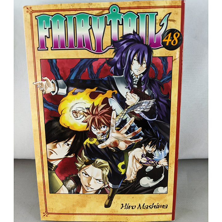 Front cover of Fairy Tail Volume 48. Manga by Hiro Mashima.