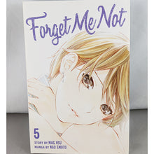 Front cover of Forget Me Not Volume 5. Manga by Mag Hsu and Nao Emoto.