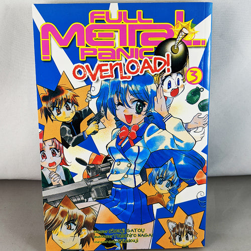 Front cover of Full metal Panic! Overload! Volume 3. Manga by Shouji Gatou, Tomohiro Nagai and Shikidouji.
