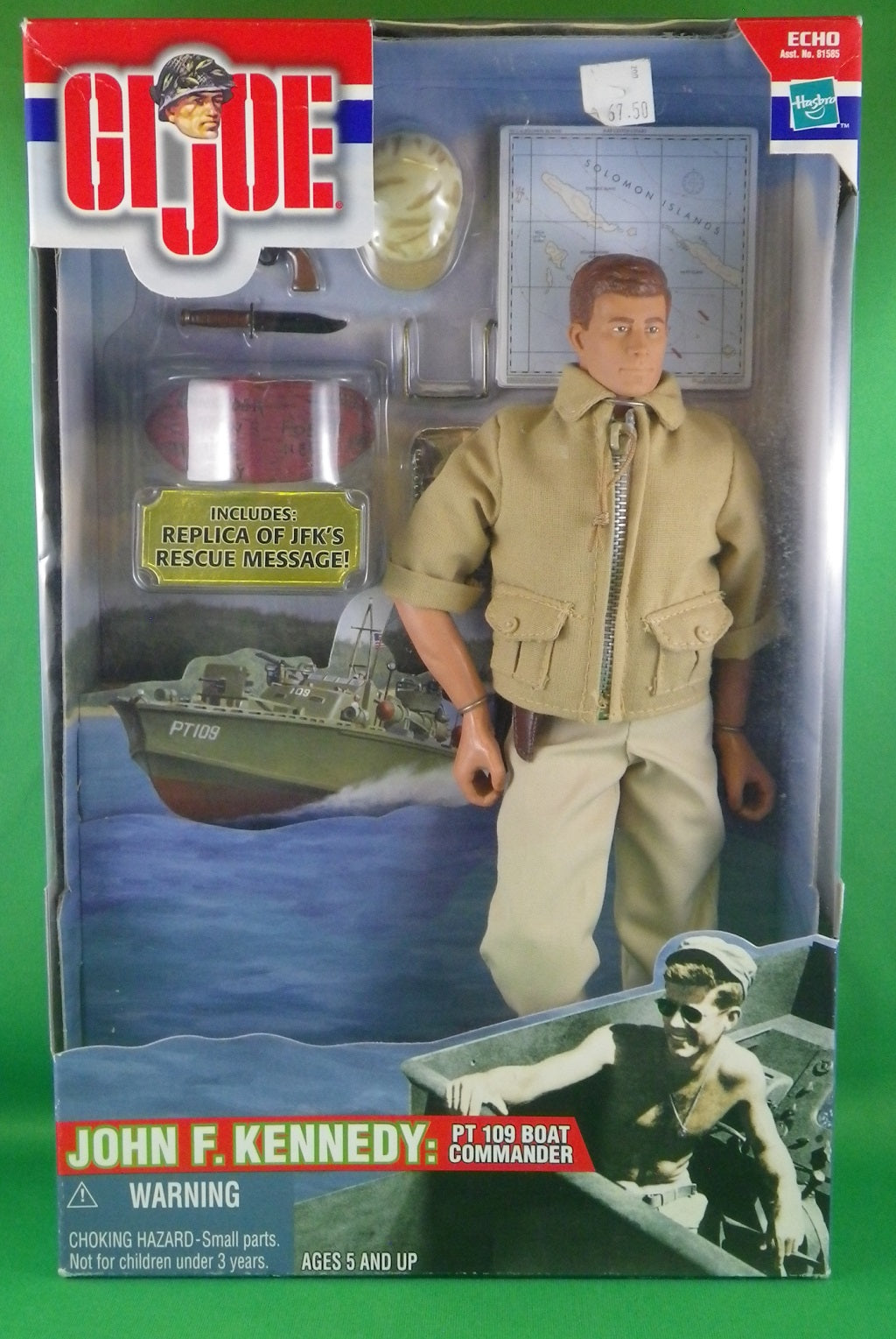 GI Joe John F Kennedy PT 109 Boat Commander Action Figure