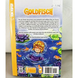 Back cover of Goldfisch volume 3. Manga by Nana Yaa