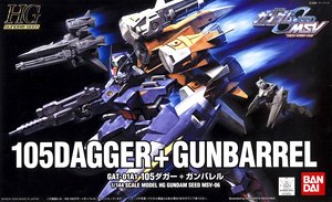 HG Gundam Seed 105Dagger + Gunbarrel Model Kit