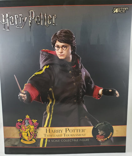 Harry Potter Goblet of Fire 1:8 Harry Triwizard C with Light Up Wand Version Figure