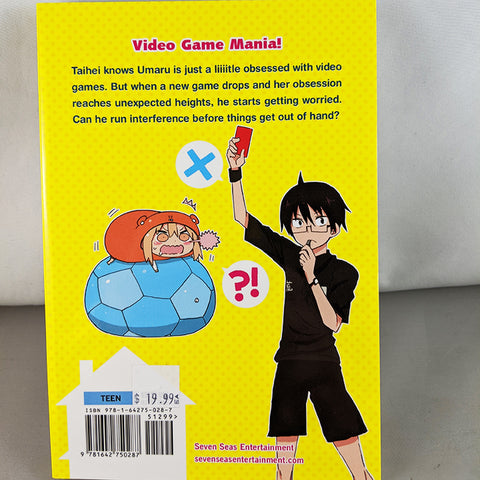 Back cover of Himouto! Umaru-Chan Volume 5. Manga by Sankakuhead.