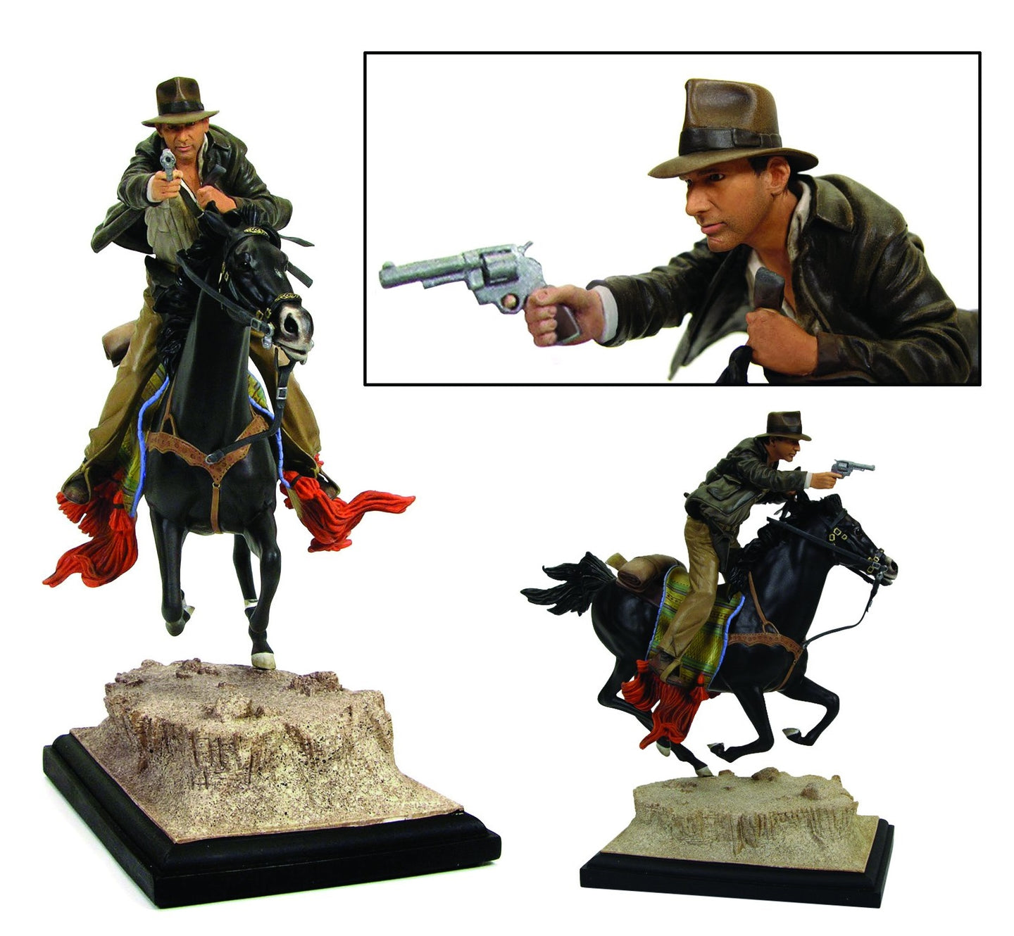 Indiana Jones On Horseback Statue