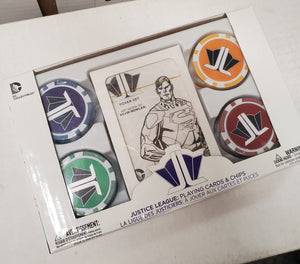 Justice League Playing Cards and Chips