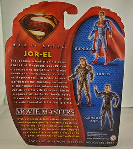 Superman Man Of Steel 6 Inch Movie Master Jor-El Action Figure