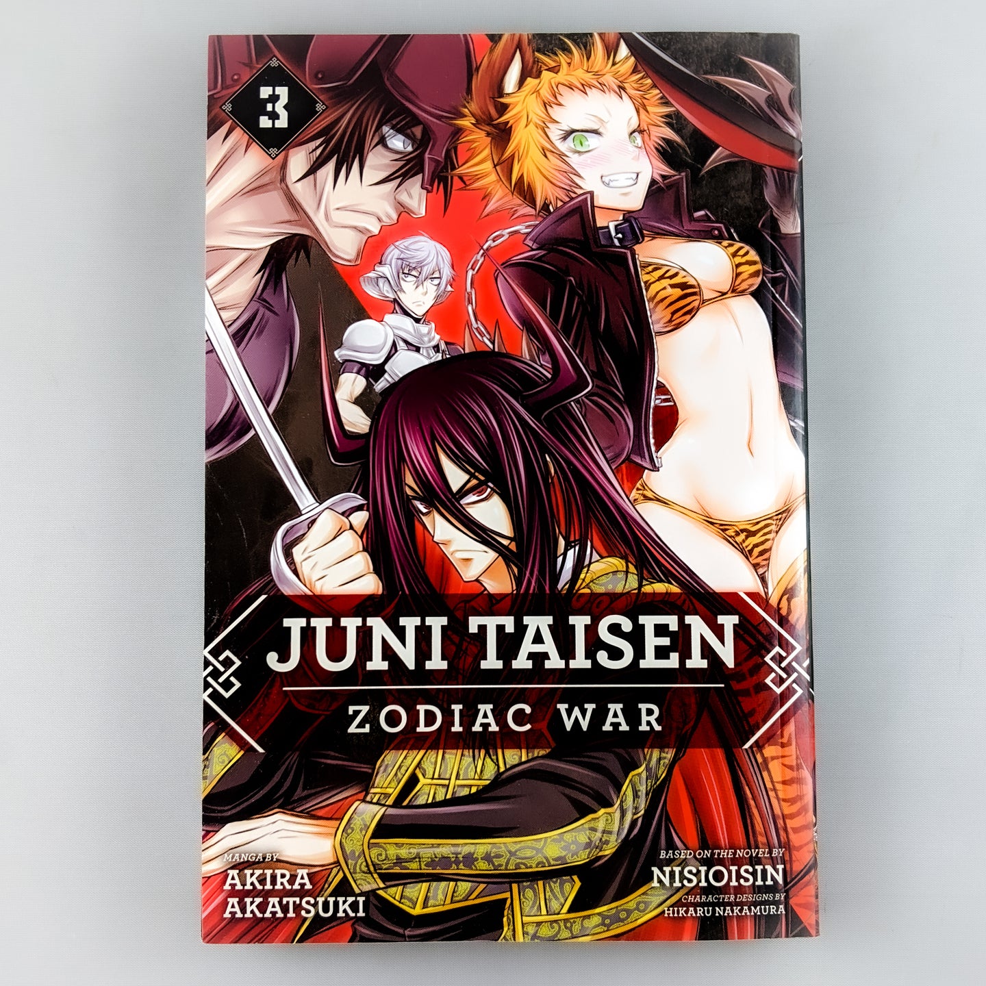 Juni Taisen Zodiac War Manga volume 3. Manga by Akira Akatsuki and Nisioisin