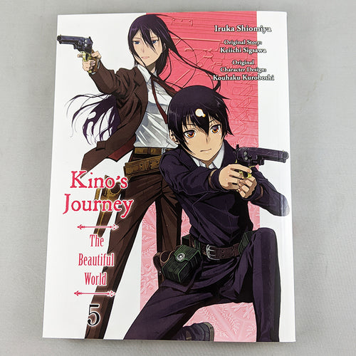 Kino's Journey: The Beautiful World Volume 5. Manga by Iruka Shiomiya, Keiichi Sigsawa and Kouhaku Kuroboshi.