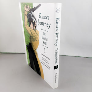 Kino's Journey The Beautiful World Manga volume 1. Manga by Iruka Shiomiya. Original Story by Keiichi Sigsawa. Original Character Design by Kouhaku Kuroboshi.