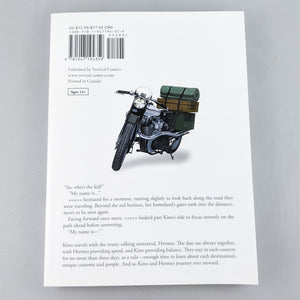Kino's Journey The Beautiful World Manga volume 1. Manga by Iruka Shiomiya. Original Story by Keiichi Sigsawa. Original Character Design by Kouhaku Kuroboshi.