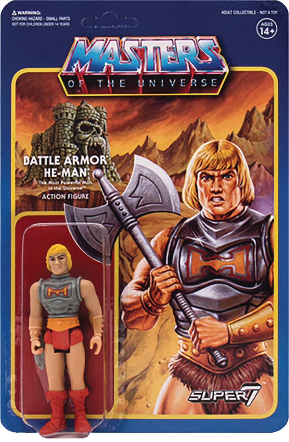 Masters Of The Universe Battle Armor He-Man Reaction Figure
