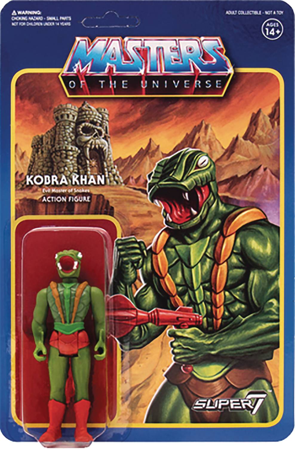 Masters Of The Universe Kobra Khan Reaction Figure