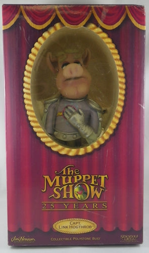 Muppet Show Captain Link Hogthrob Polystone Bust