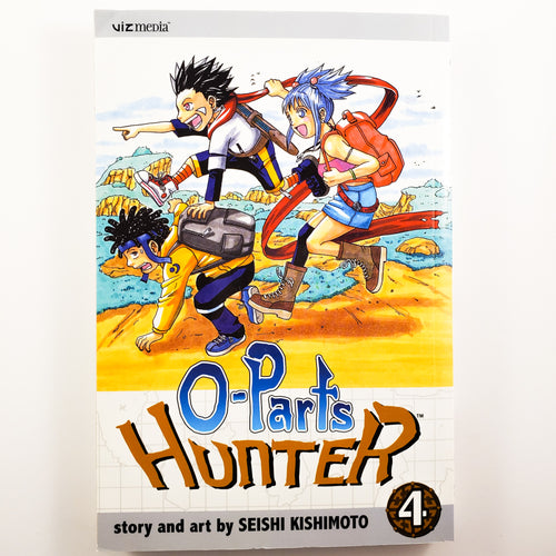 O-Parts Hunter Volume 4. Also known as 666 Satan in Japan. Manga by Seishi Kishimoto. 