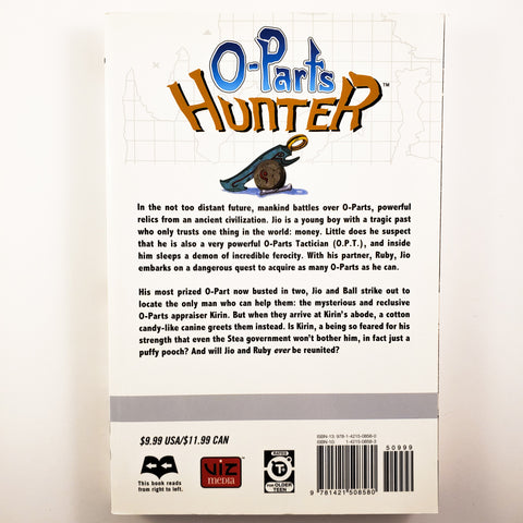 O-Parts Hunter Volume 4. Also known as 666 Satan in Japan. Manga by Seishi Kishimoto. 