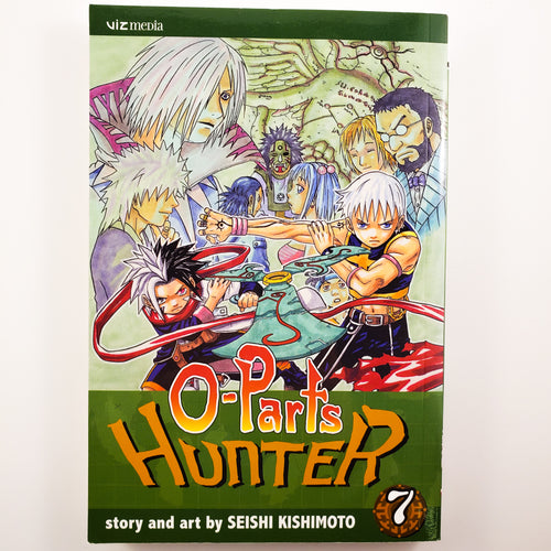 O-Parts Hunter Volume 7. Also known as 666 Satan in Japan. Manga by Seishi Kishimoto. 