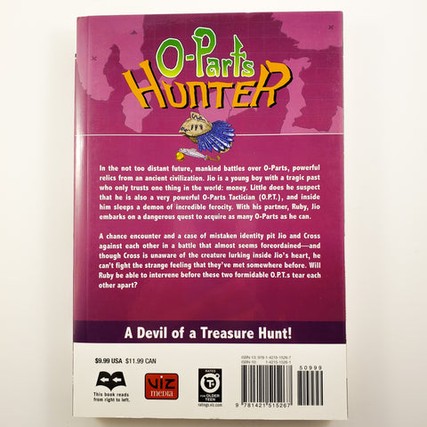 O-Parts Hunter Volume 8. Also known as 666 Satan in Japan. Manga by Seishi Kishimoto. 