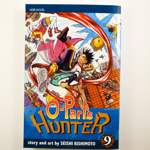 O-Parts Hunter Volume 9. Also known as 666 Satan in Japan. Manga by Seishi Kishimoto. 